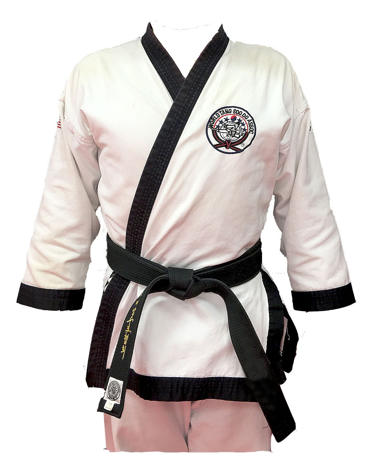 White Black Belt Uniform