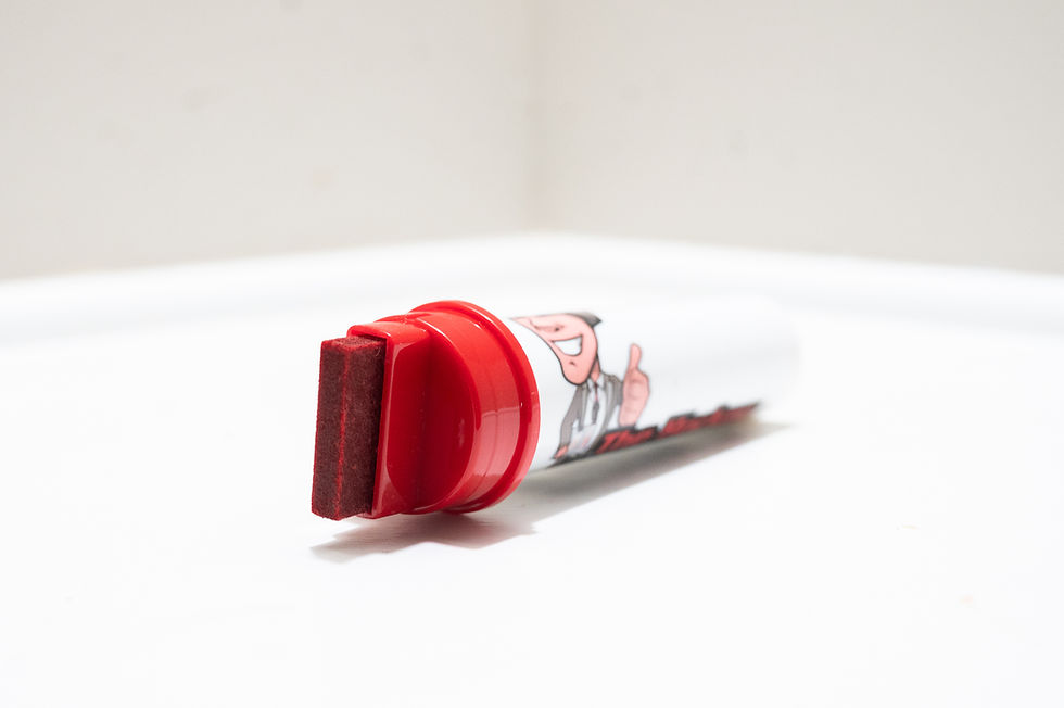 Thumbnail: Single- Hockey Marker- RED Basic Marker - Replacement Marker - Single