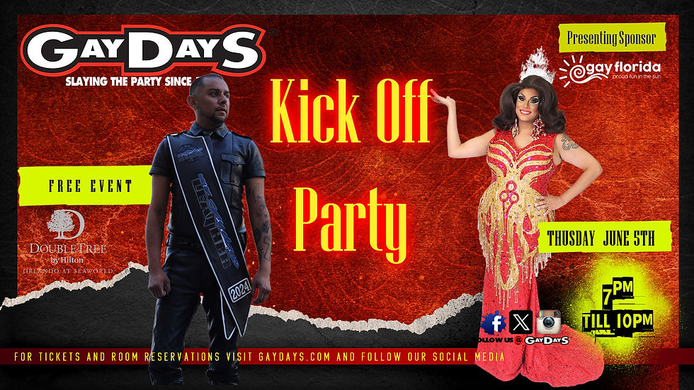 Gay Days® Kick off Party