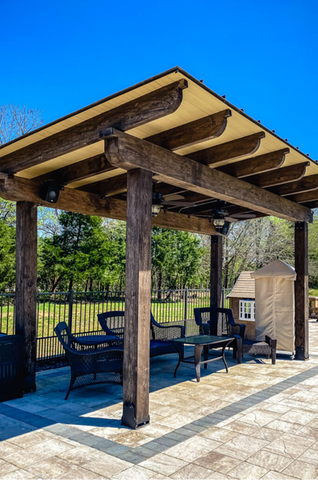 Rhino Hardscapes Custom Pergola outdoor living