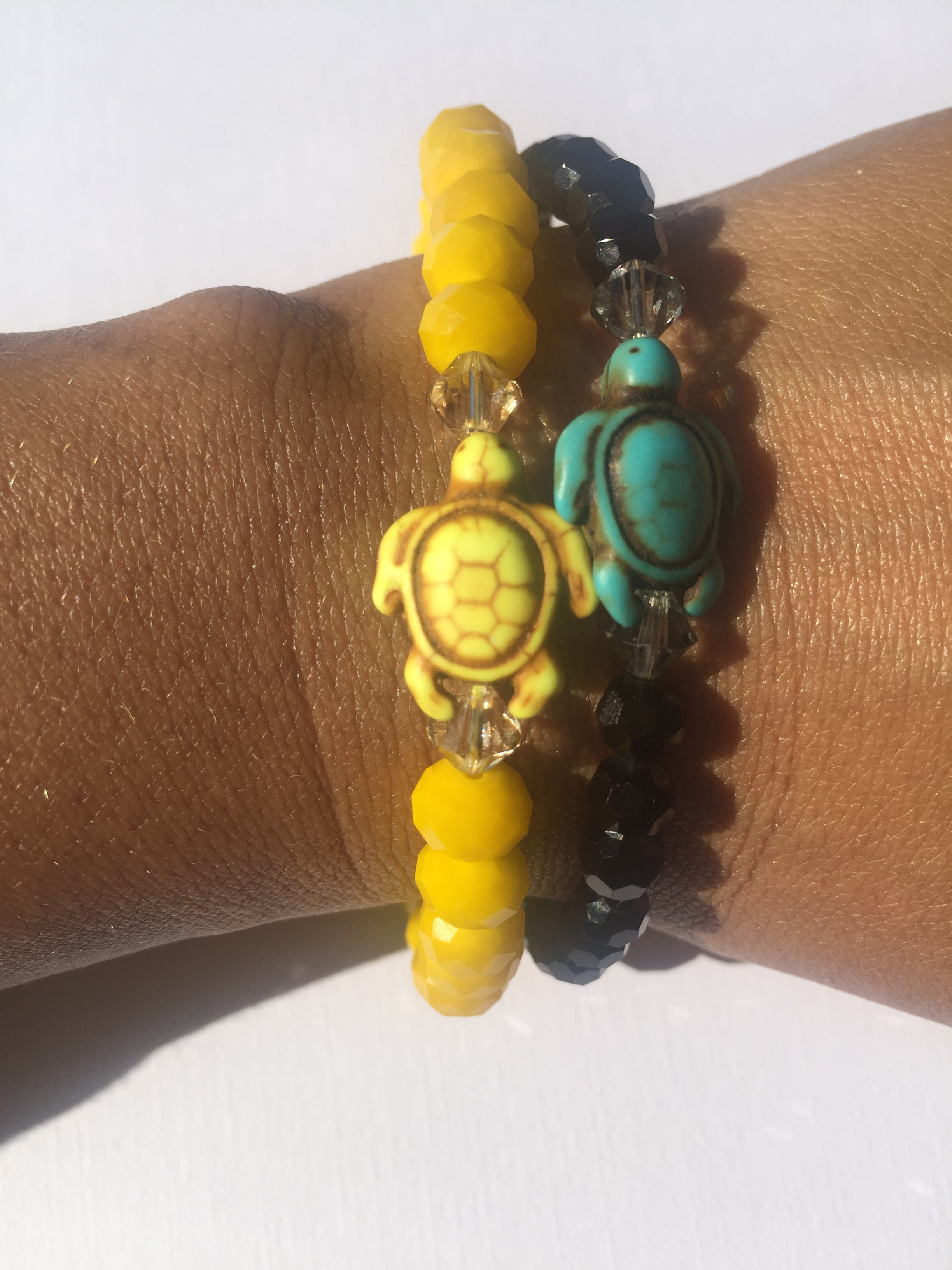The NIA Collection - Crystal Turtle Bracelet