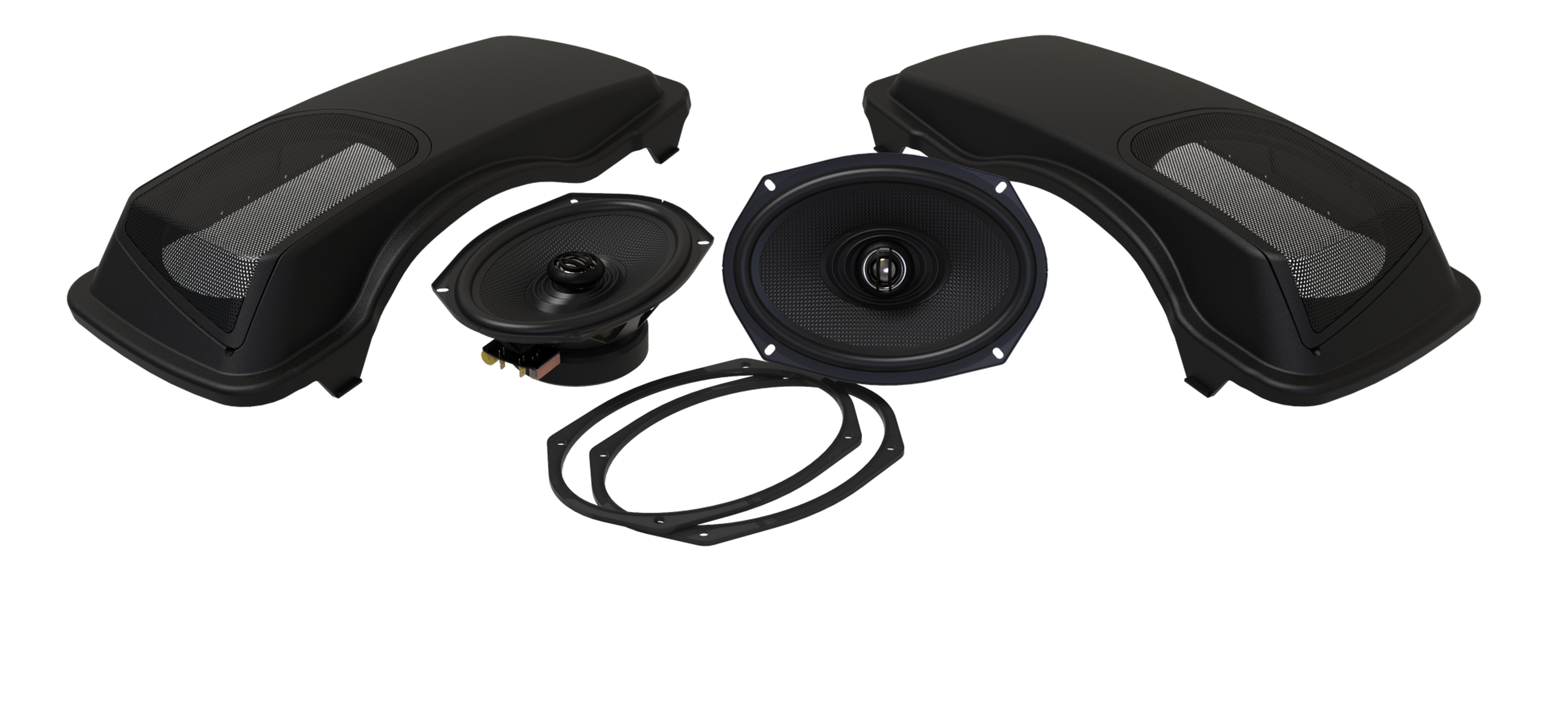 692 XL LID-AA Saddlebag Lids with XL 6x9's