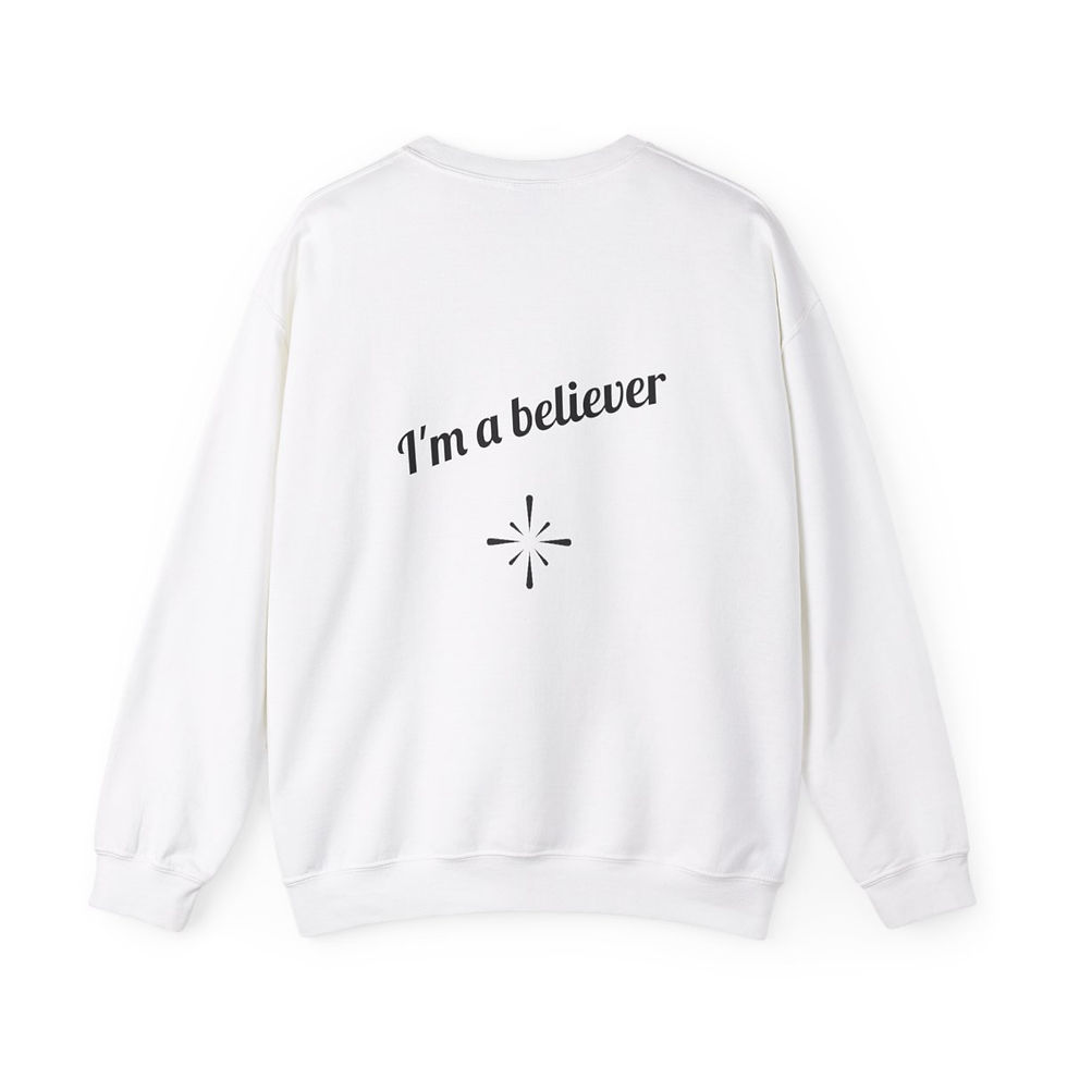 Miniaturbild: Unisex Heavy Blend™ Crewneck Sweatshirt - I'm a believer
