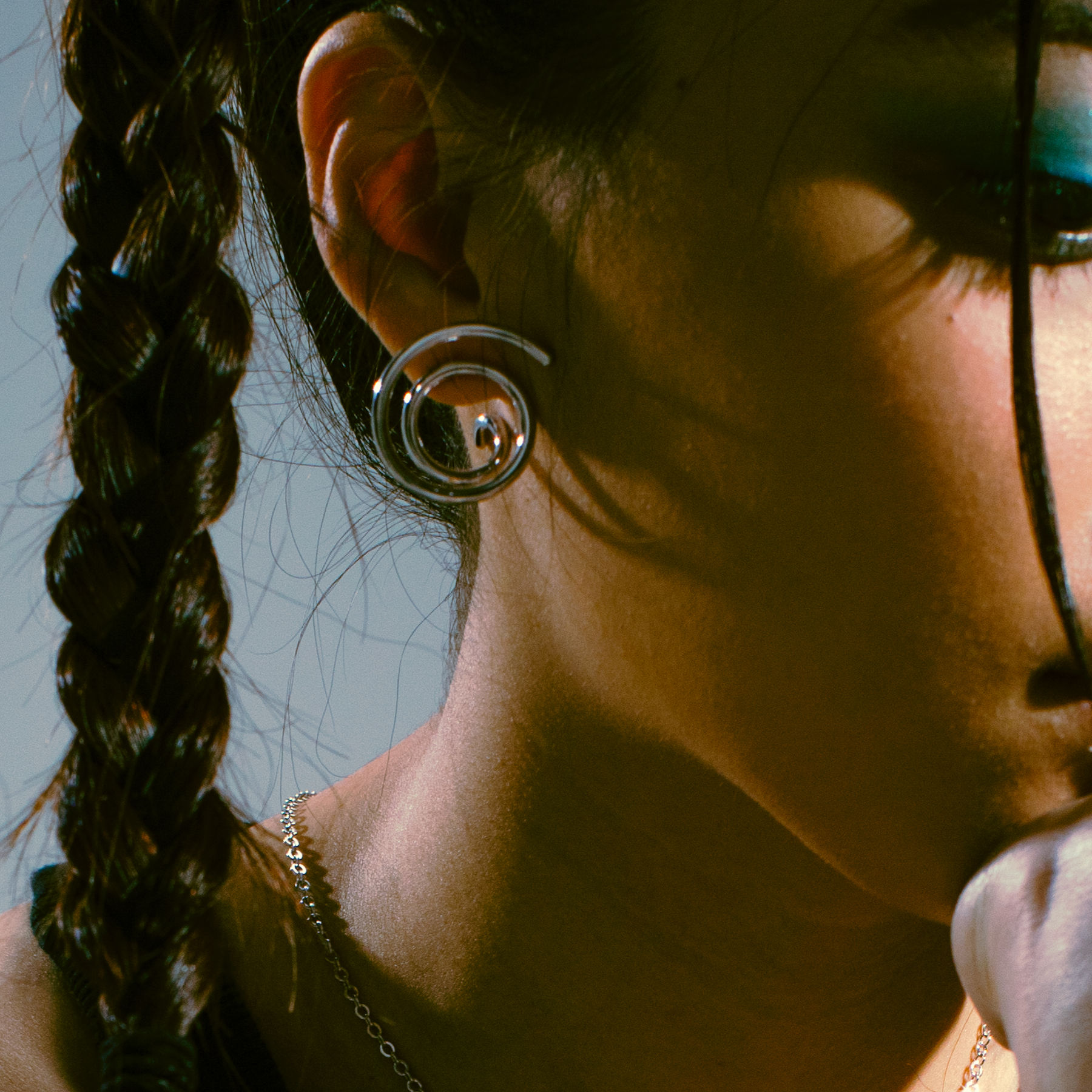 Cone Shaped Screw Earring