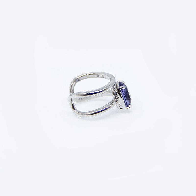 サムネイル： Cushion Stone Fingertip Ring/Ear Cuff