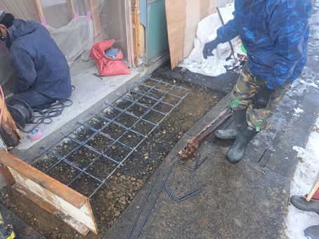 今日は山形市での施工状況をご紹介します