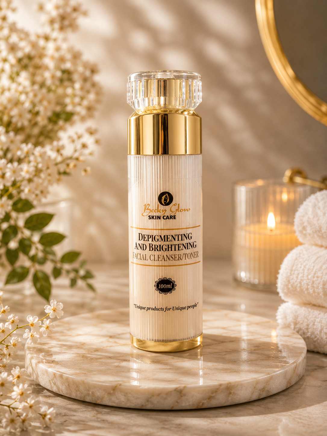 Sunburn face cleanser 