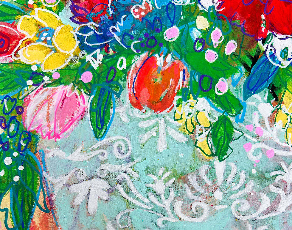 Thumbnail: Decorative Daphne  (Original Painting)