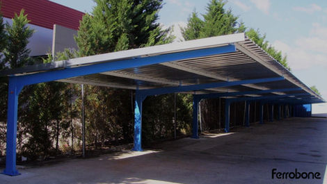 marquezina para guardar vehiculos