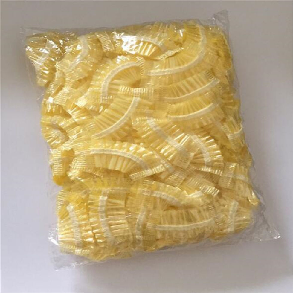 Thumbnail: 100pcs Disposable Waterproof Plastic Ear Cover Dye Shield 