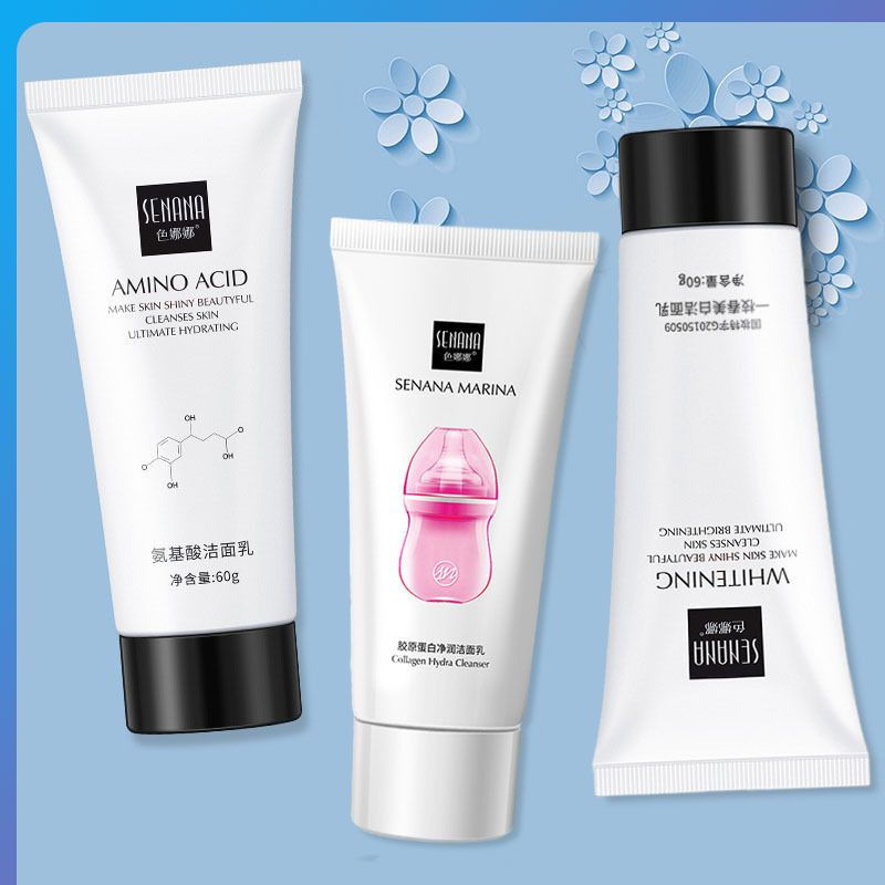 Thumbnail: Amino Acid  Lock Water Oil Control Collagen Moisturizing Face Cleanser Skin Care