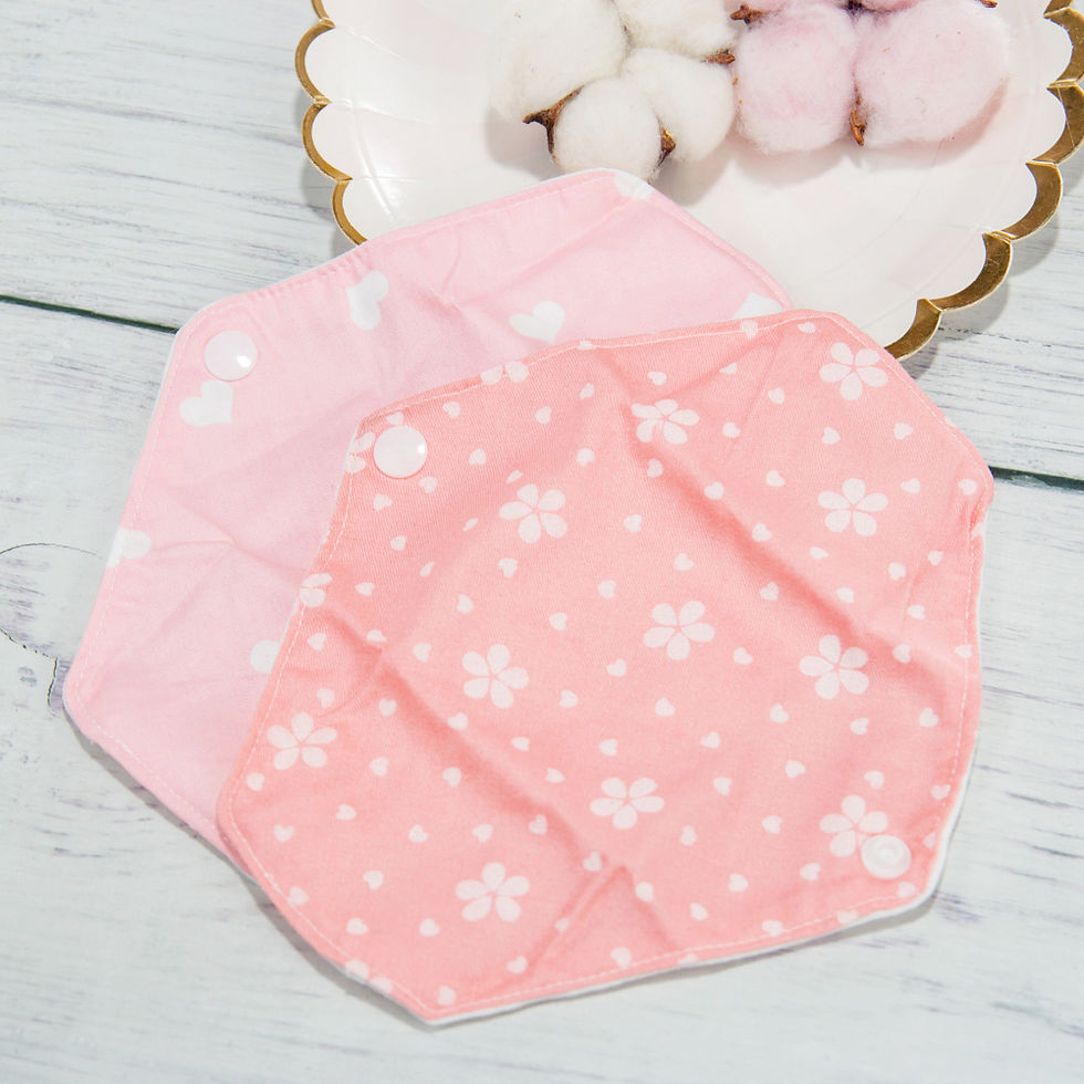 Thumbnail: 1pc Reusable Menstrual Pads Washable Sanitary Pads - Liner Feminine Hygiene