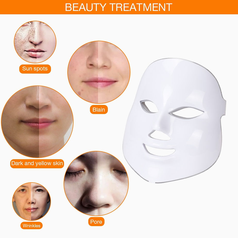 Thumbnail: VIP Facial LED Mask with Neck LED Light Therapy for Skin Rejuvenation 