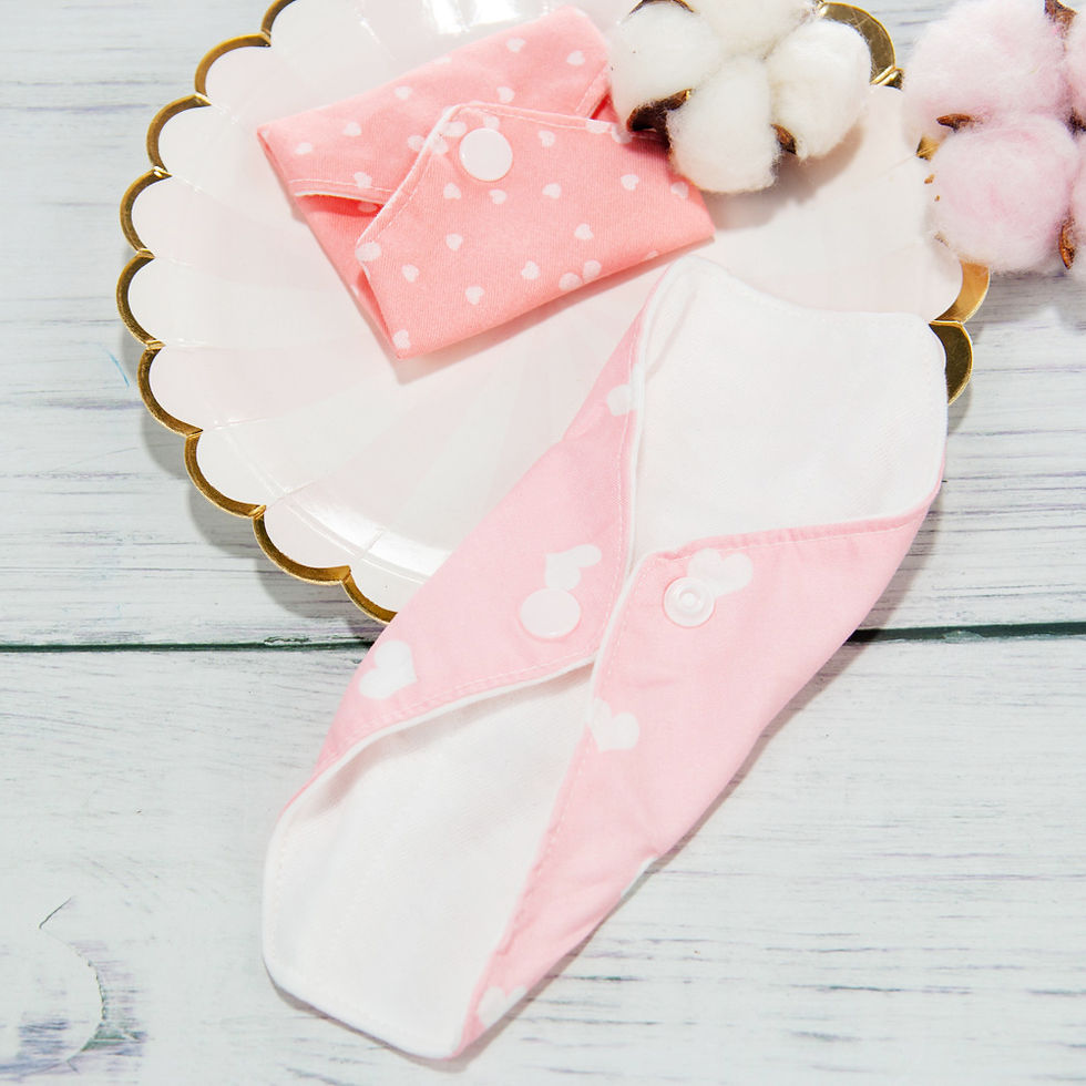 Thumbnail: 1pc Reusable Menstrual Pads Washable Sanitary Pads - Liner Feminine Hygiene