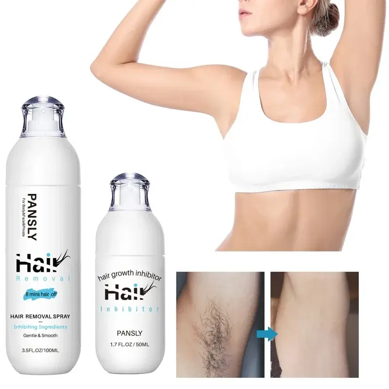 Thumbnail: PANSLY Hair Removal Spray For Women 2 in 1 Intimate/Private Hair Removal Spray 