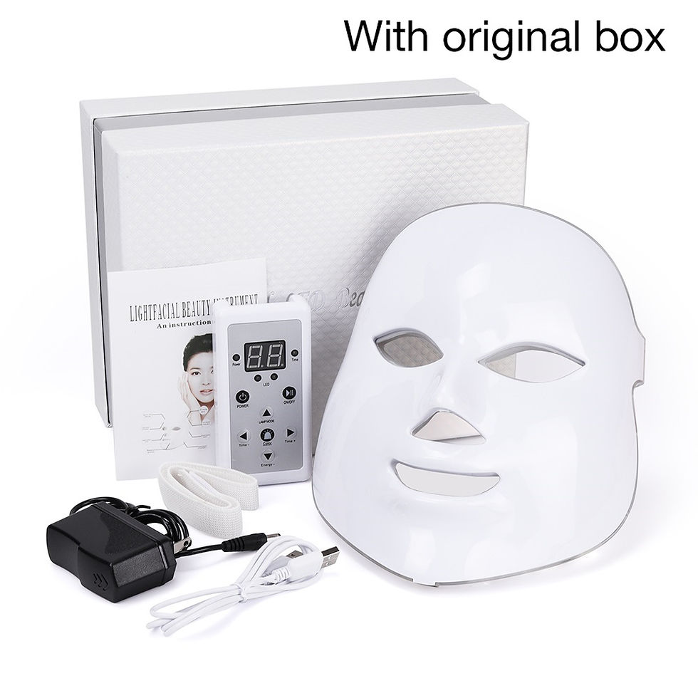 Thumbnail: VIP Facial LED Mask with Neck LED Light Therapy for Skin Rejuvenation 