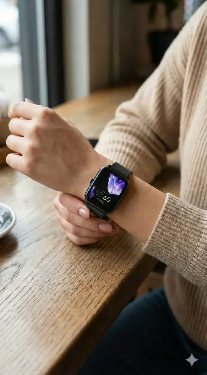 Miniatura: Smartwatch Blulory Glifo Rs5 44mm Blanco Dorado Plateado