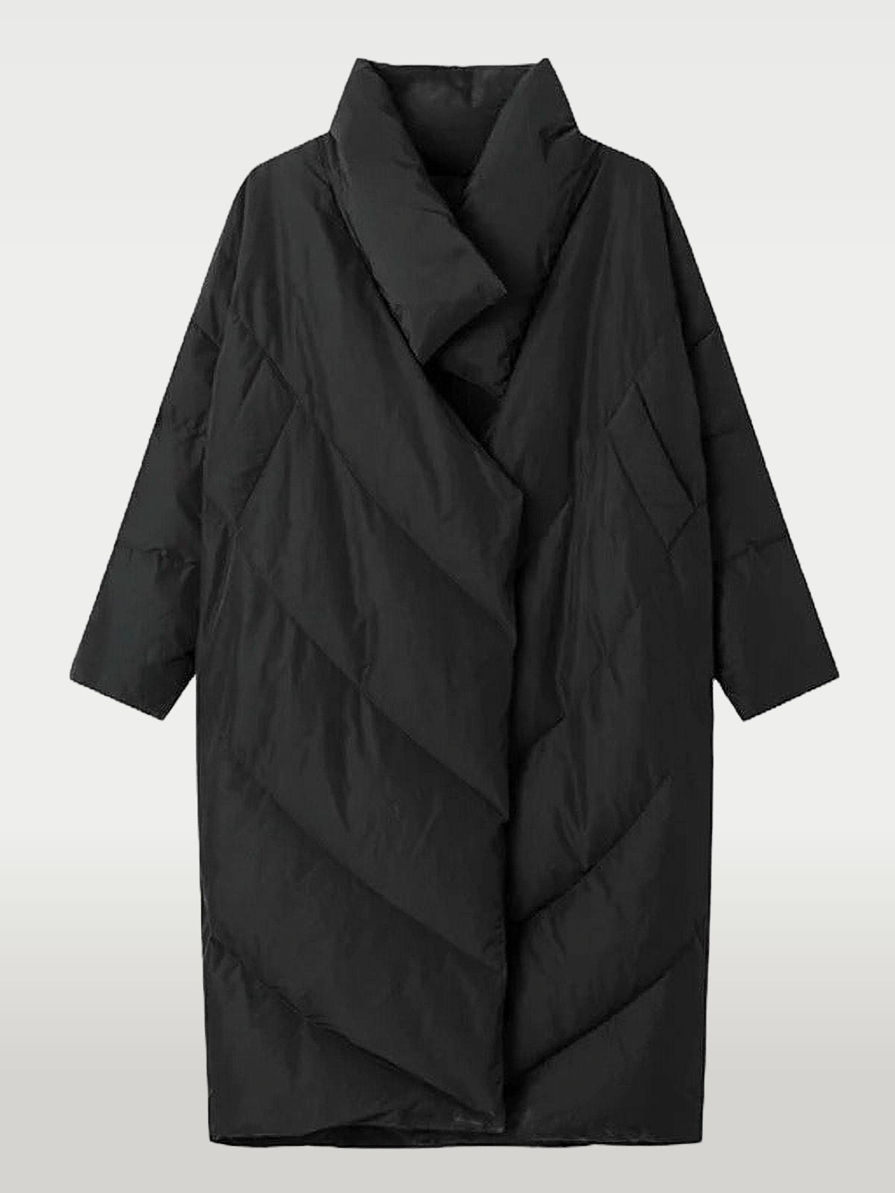 WOMEN'S BLACK DOWN COAT SOHO — BYMANYC ® NEW YORK 3