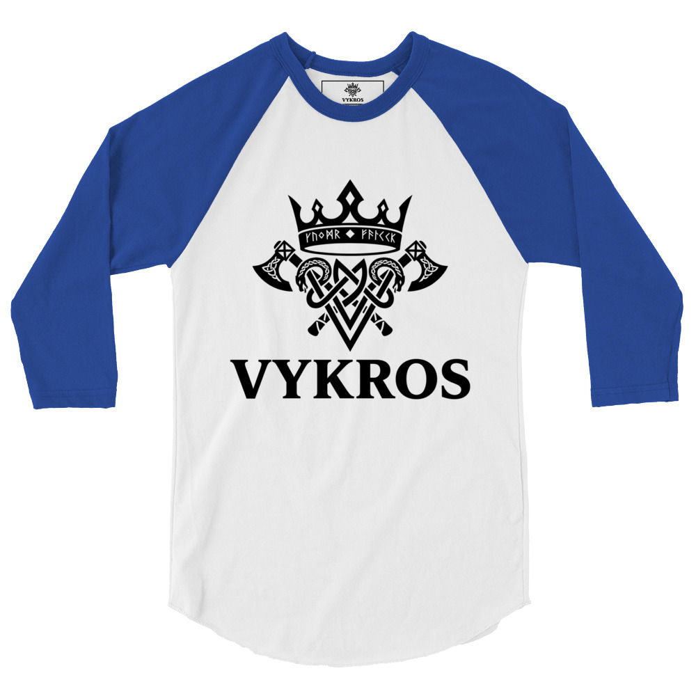 VYKROS | Raw-Edge Athletic Raglan | 3/4 Sleeve