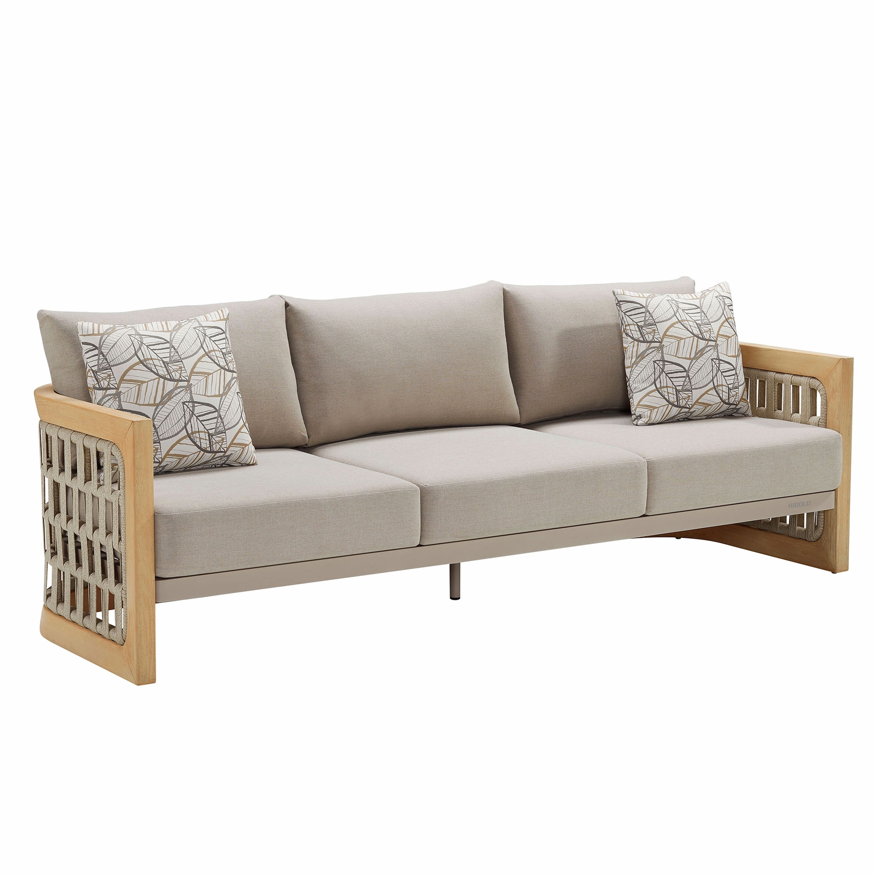 HIGOLD Elite Luxury Outdoor Patio Furniture couch with white background