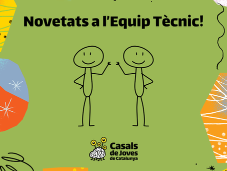 Novetats a l’Equip Tècnic !