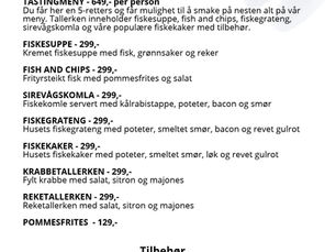 Meny hos Fiskerfruen
