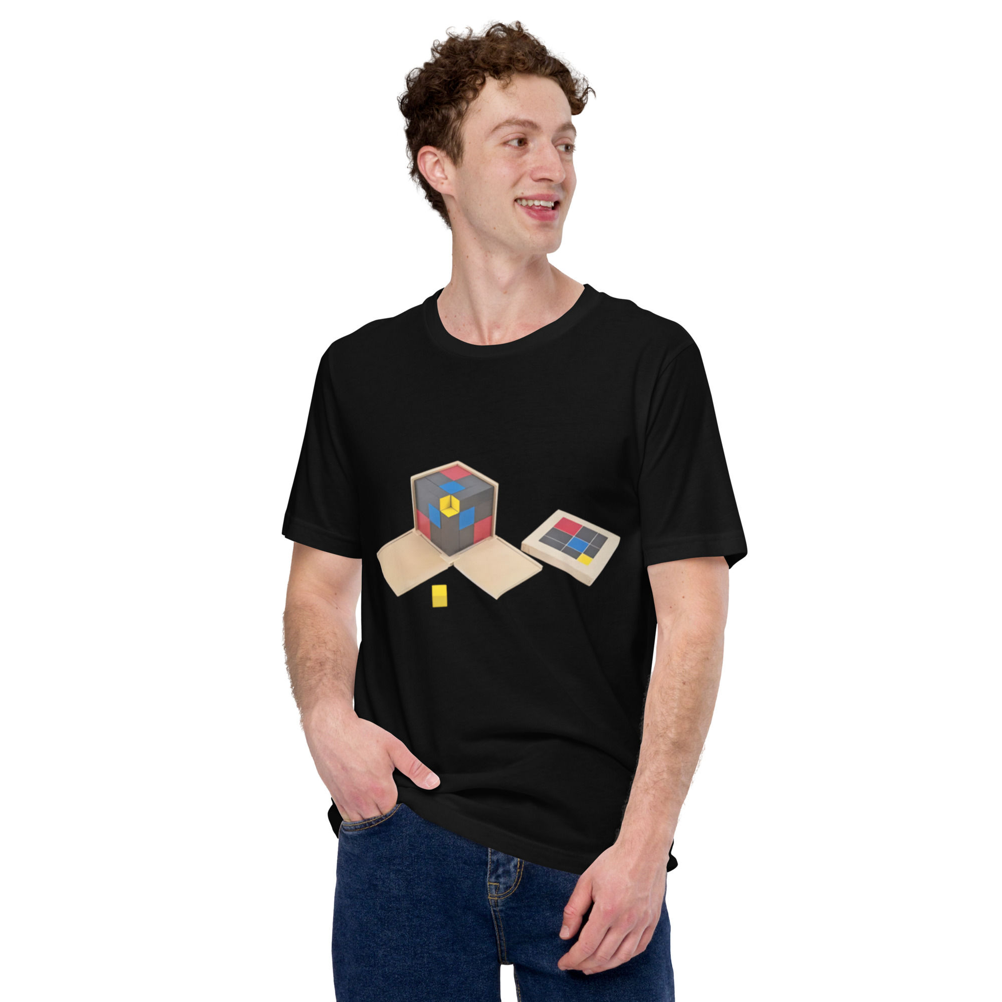 Trinomial Cube Unisex t-shirt
