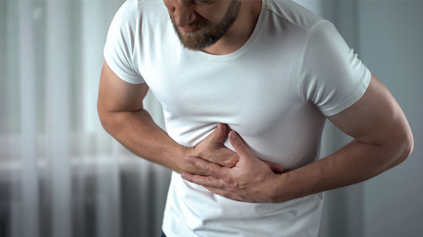 upper abdominal-pain with h. pylori
