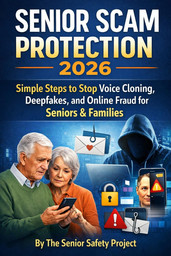 The Senior's Guide to AI Scam Protection: Simple Steps to Stop Voice Cloning, Deepfakes, and Online Fraud (Large Print) (The Senior Safety Project: Digital Protection for Seniors & Families)