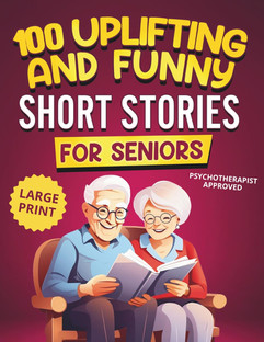 100 Uplifting and Funny Short Stories for Seniors: Large Print, Easy-to-Read Tales That Bring Laughter, Memories, and Mental Stimulation (Gifts for Women & Men) Paperback