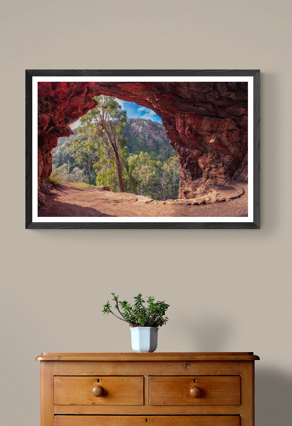 Thumbnail: 'Giants Cave' - Framed Print or Stretched Canvas