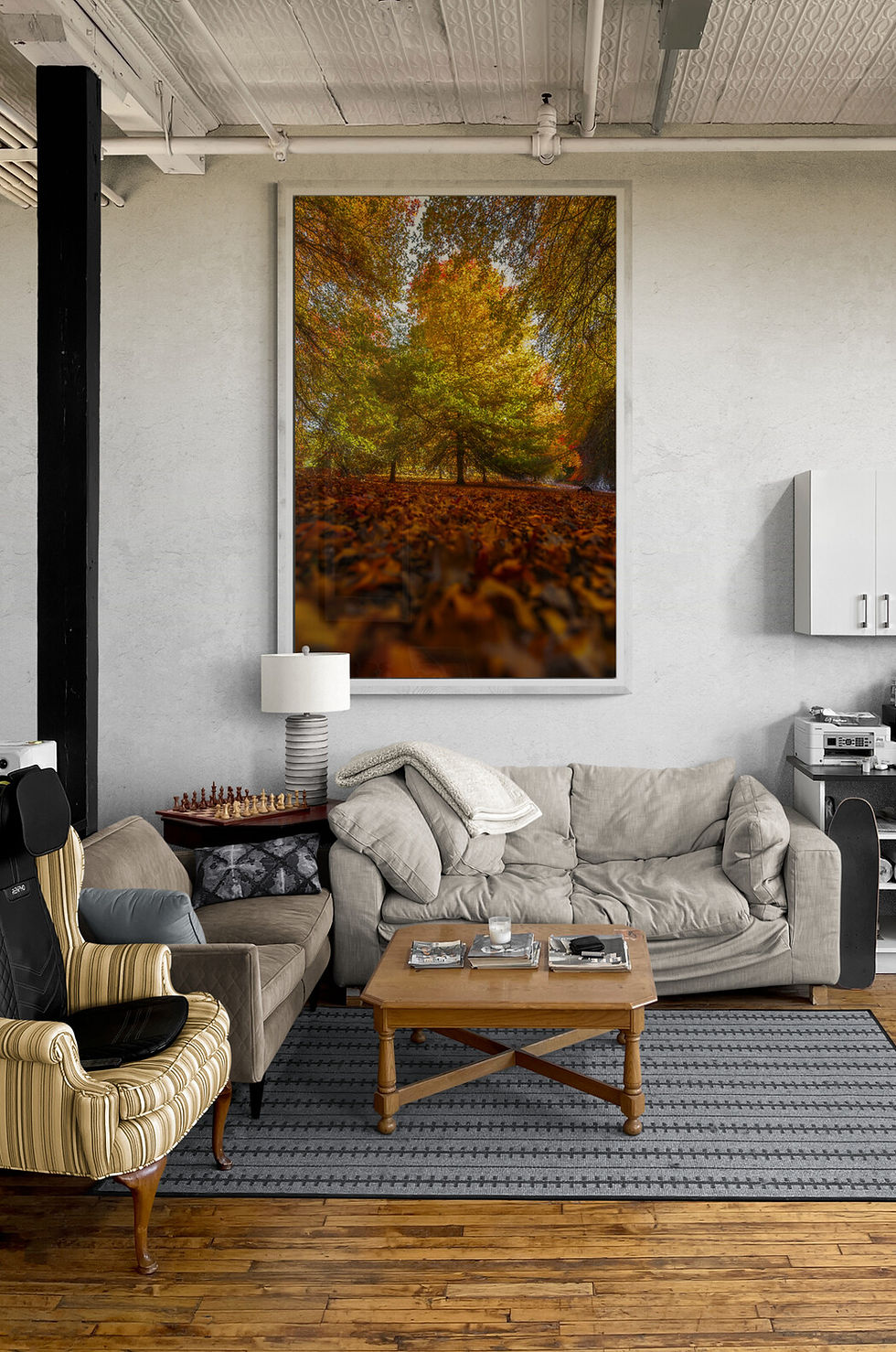 Thumbnail: 'An Autumn Glow' - Framed Print or Stretched Canvas