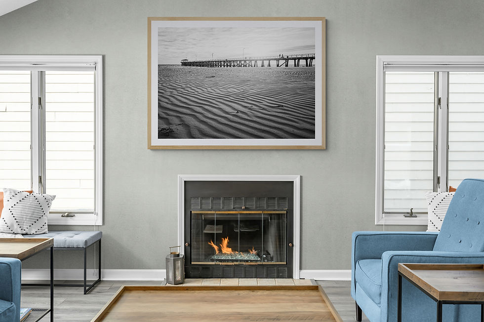 Thumbnail: 'Snakes in the Sand' - Framed Print or Stretched Canvas