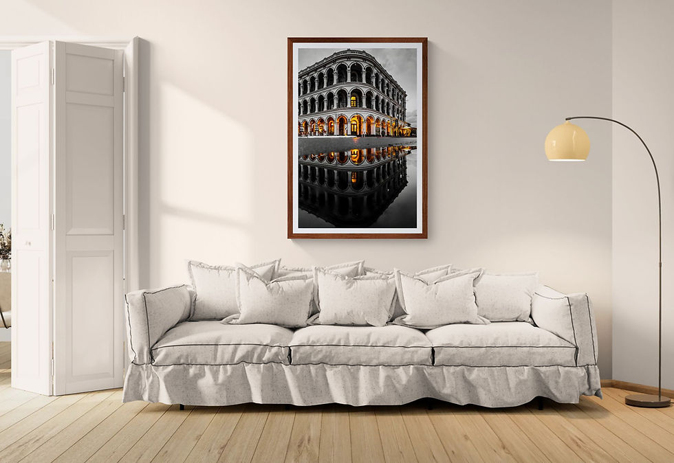 Thumbnail: 'That Warming Welcome' - Framed Print or Stretched Canvas