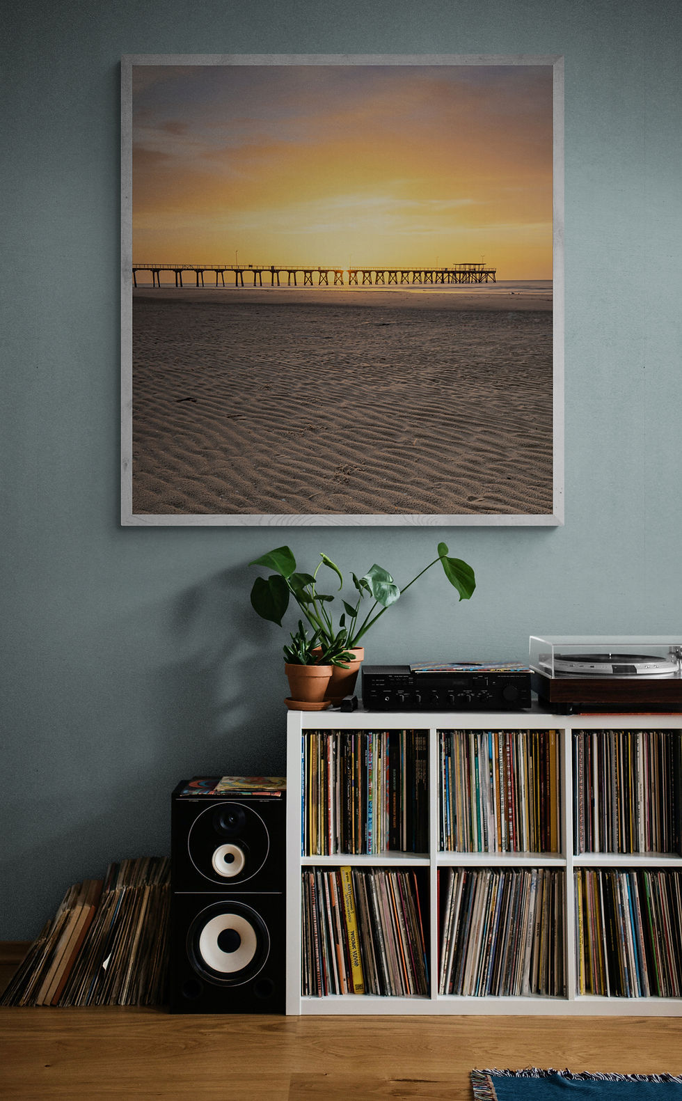 Thumbnail: Soft Warm Light - Square Canvas Print