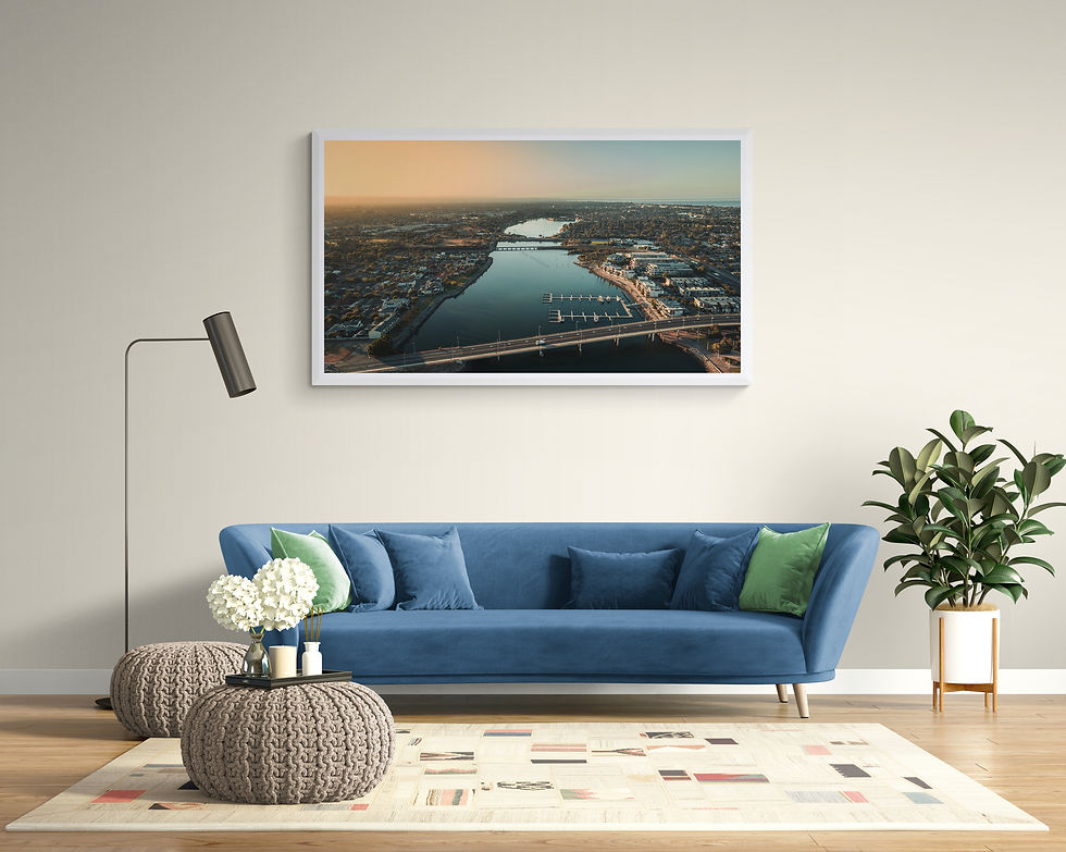 Thumbnail: 'Million Dollar View' - Framed Print or Stretched Canvas