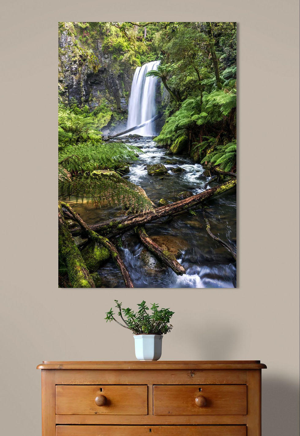 Thumbnail: 'Paradise Falls' - Framed Print or Stretched Canvas