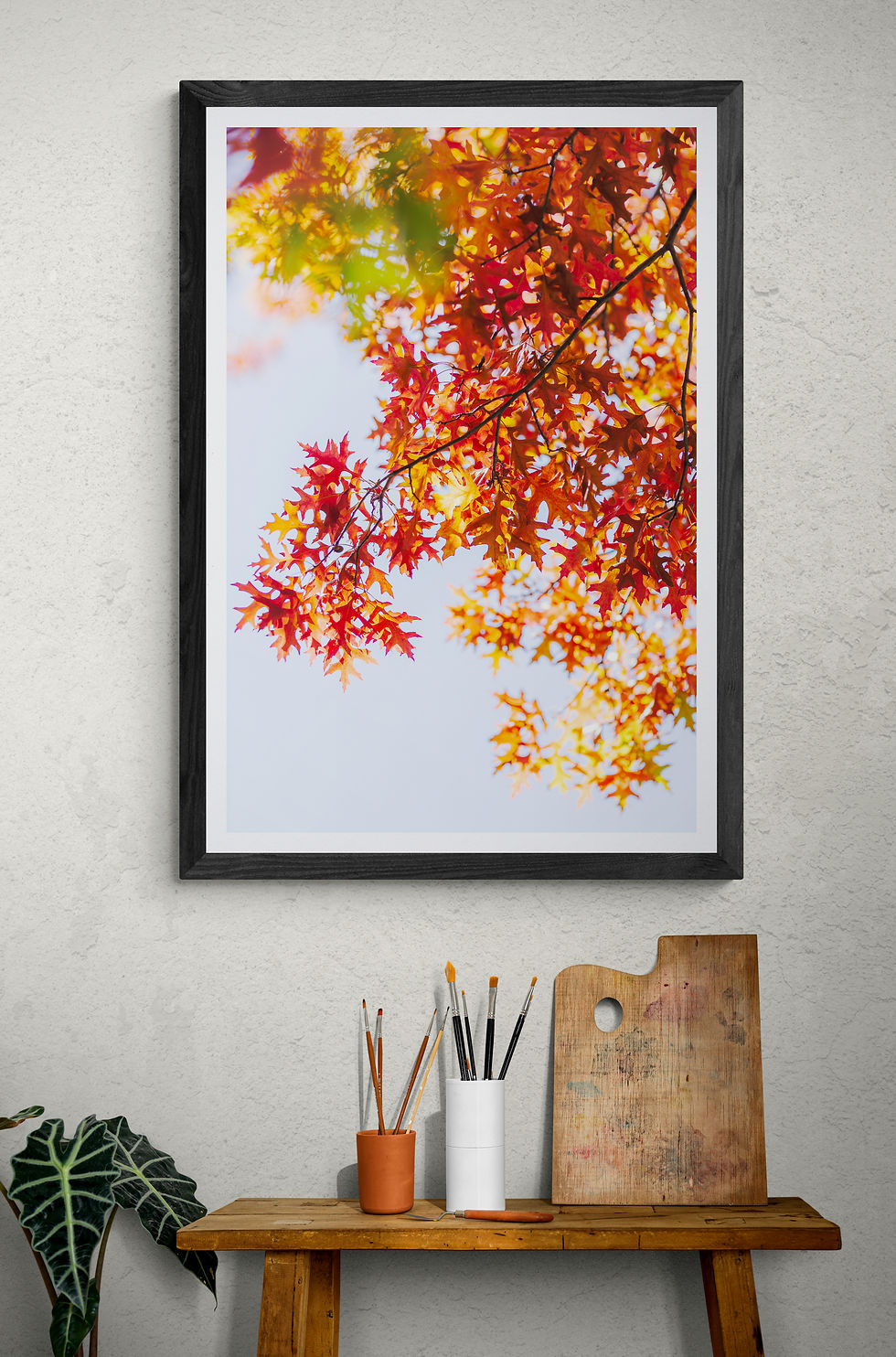 Thumbnail: 'A Splash of Autumn' - Framed Print or Stretched Canvas