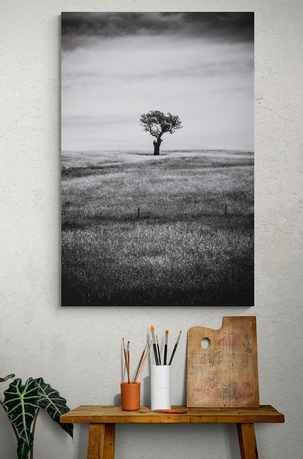 Thumbnail: 'One Tree Hill' - Framed Print or Stretched Canvas