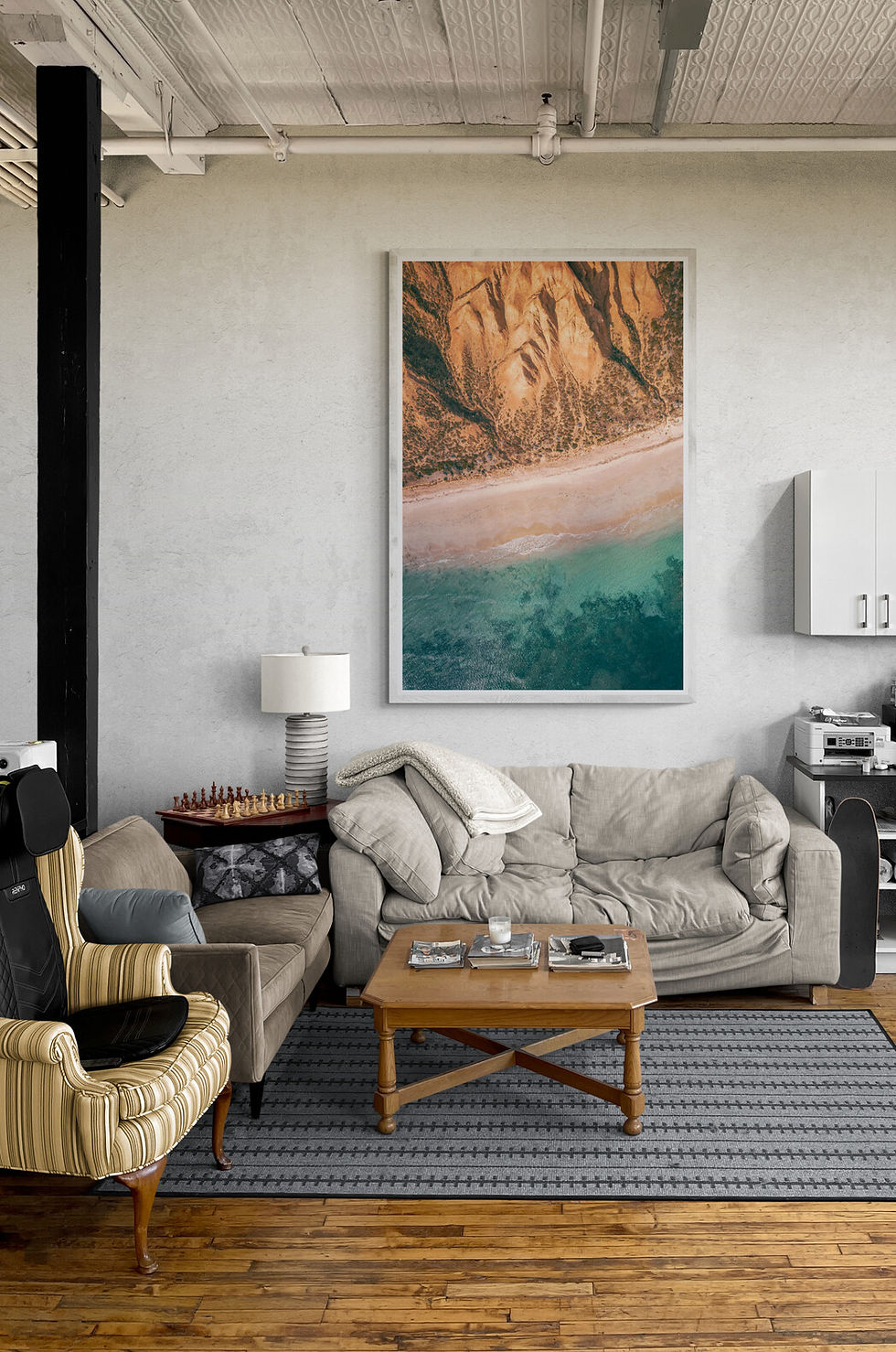 Thumbnail: 'Into the Green' - Framed Print or Stretched Canvas