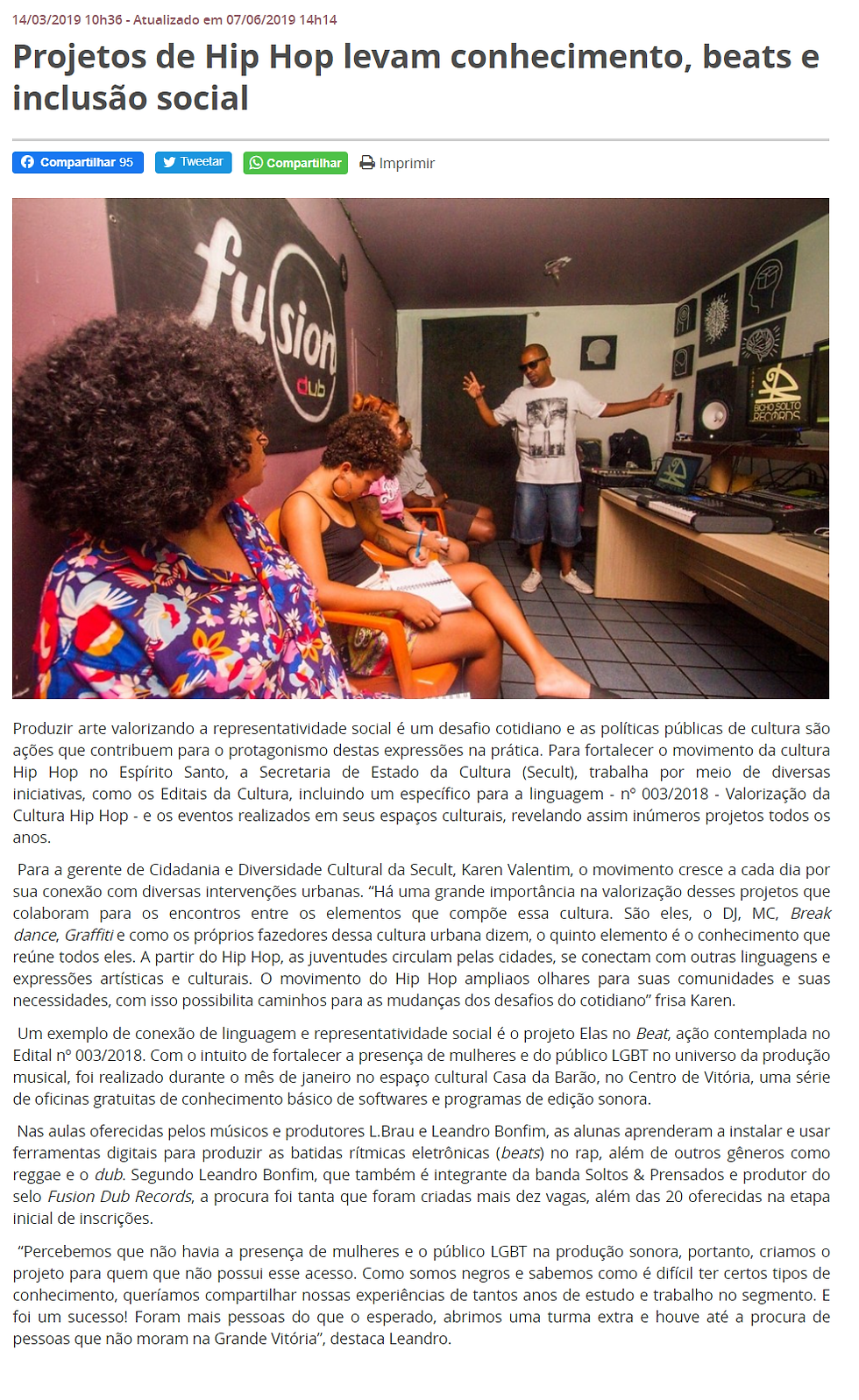GETD - SECULT.ES, 2019