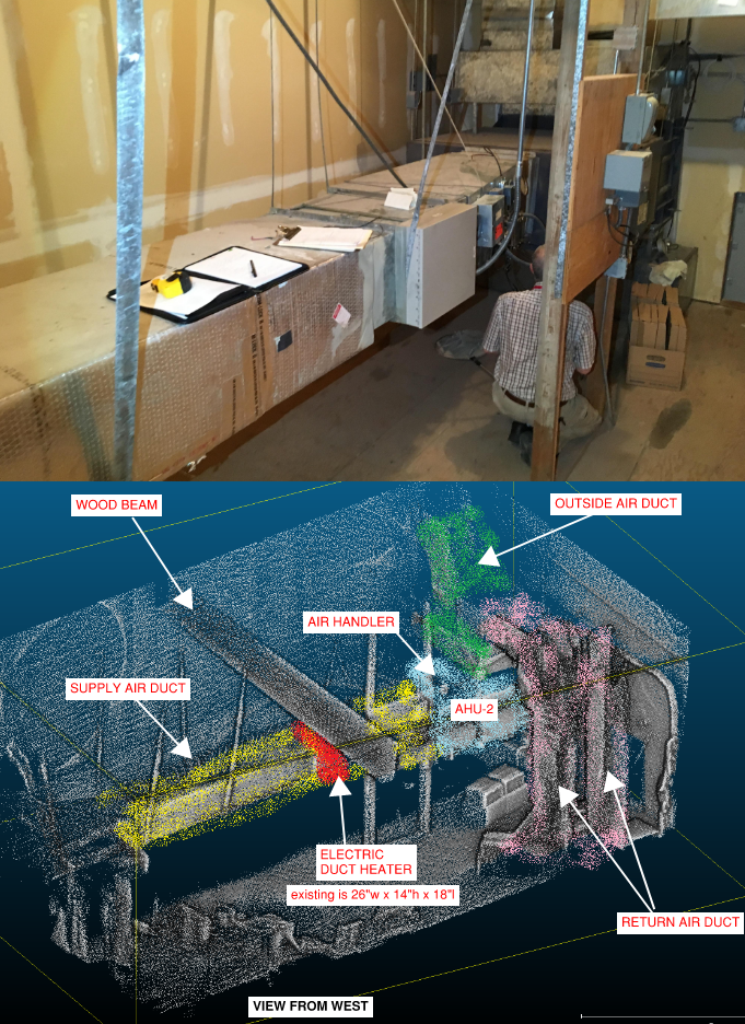 Retrofit: Mechanical design services for the renovation of mechanical HVAC systems.
