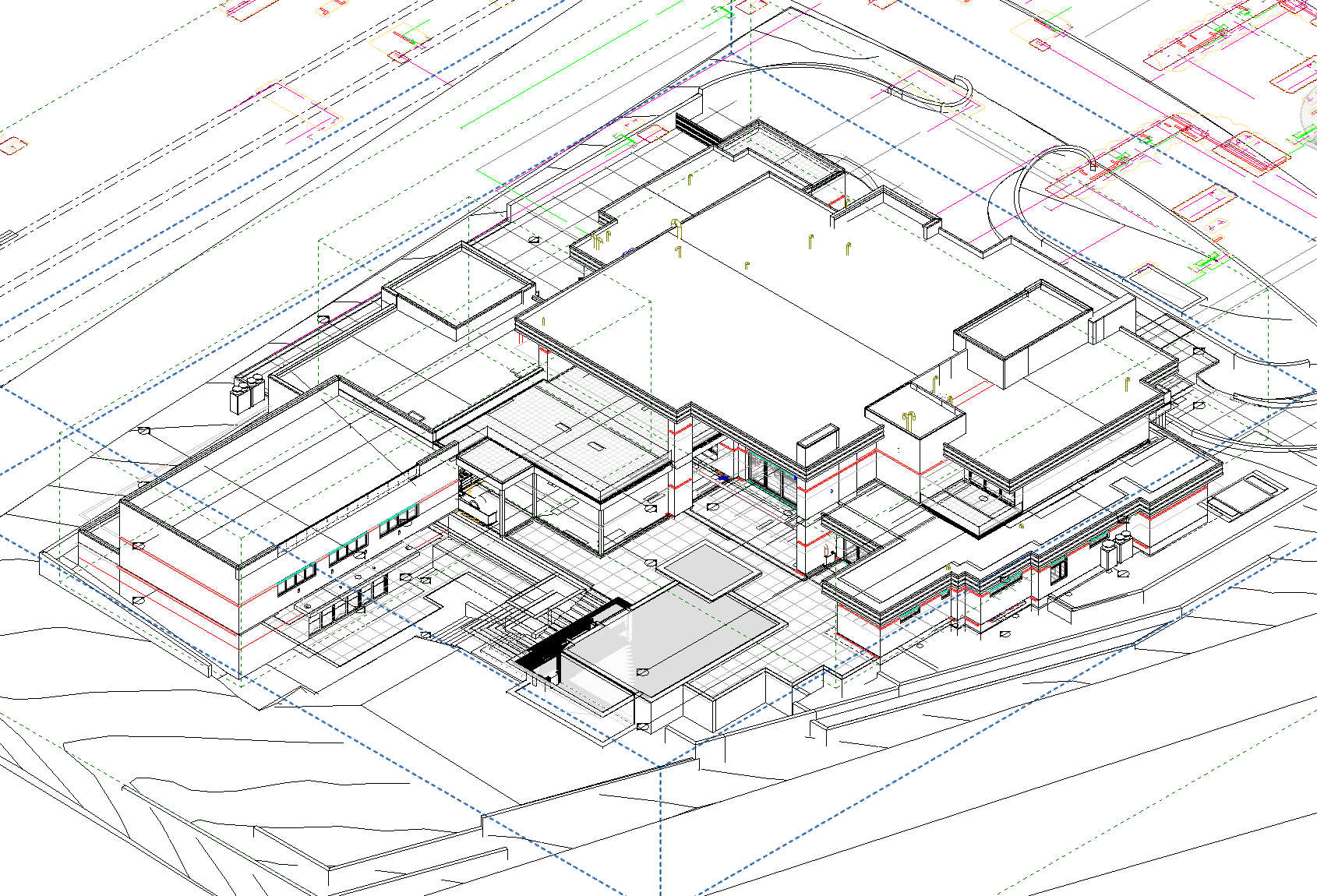 New private residence; 22,000 square feet.