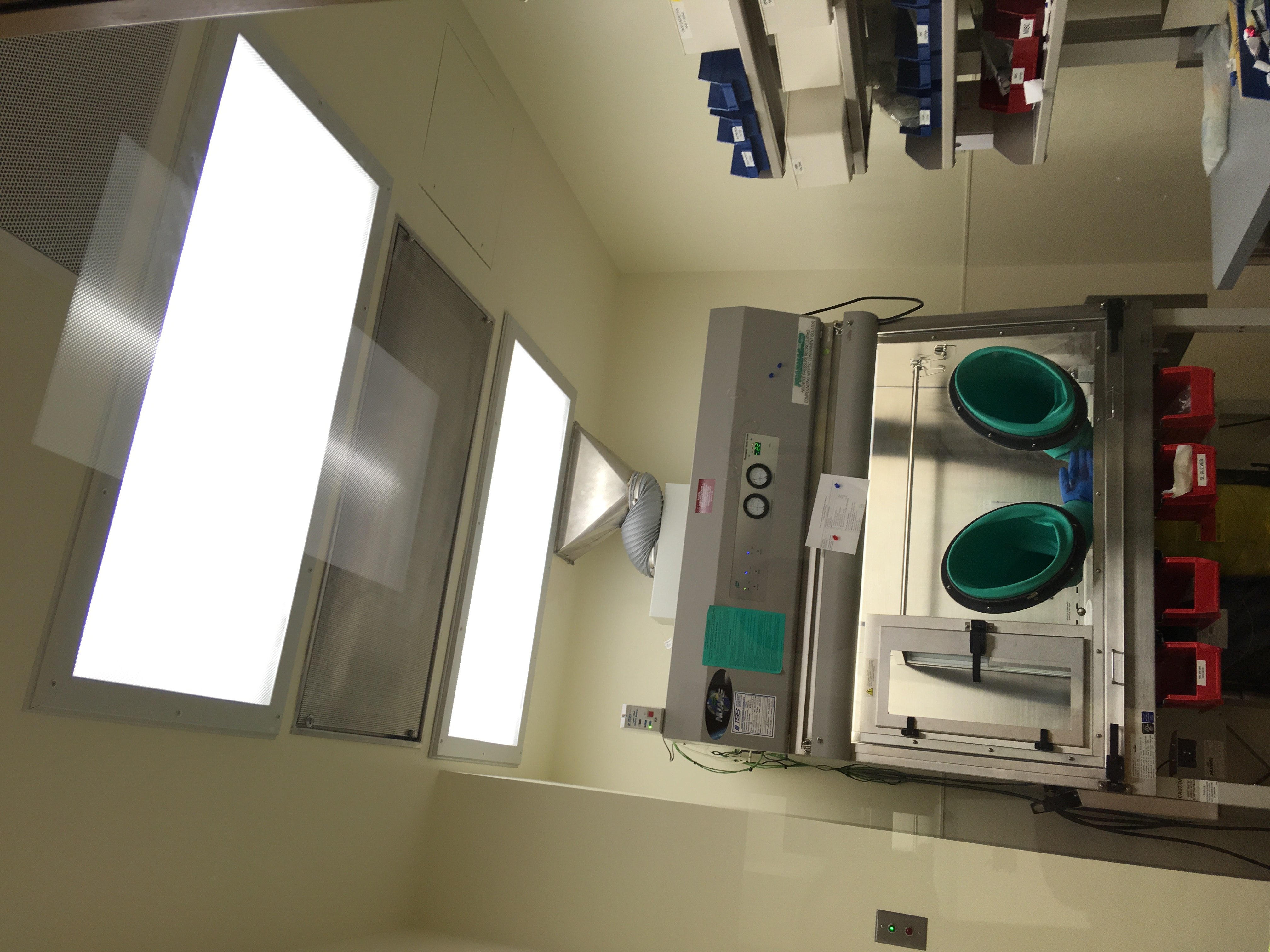 Renovation: Mechanical HVAC design services for USP-40 / NF-35 update to pharmacy hazardous drug compounding areas.