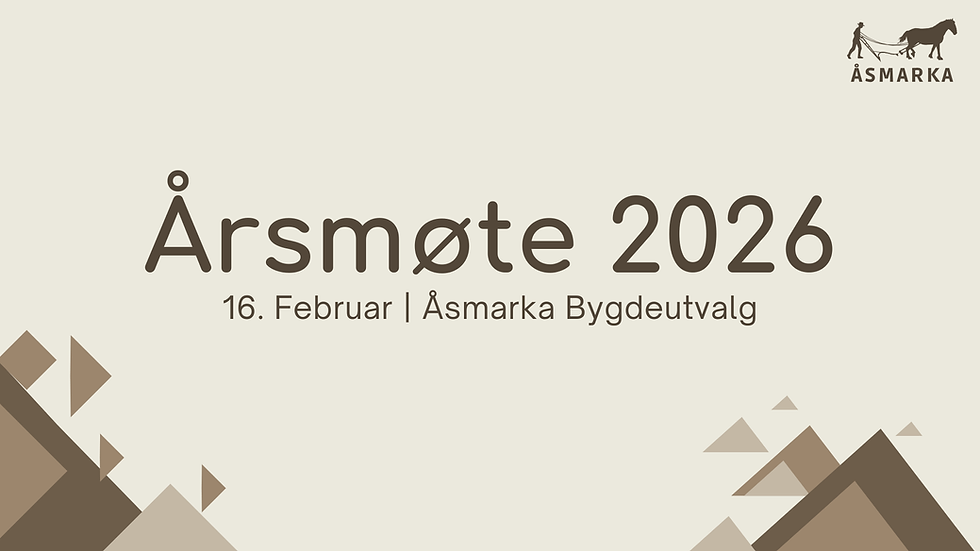 Årsmøte 2026 - Åsmarka Bygdeutvalg