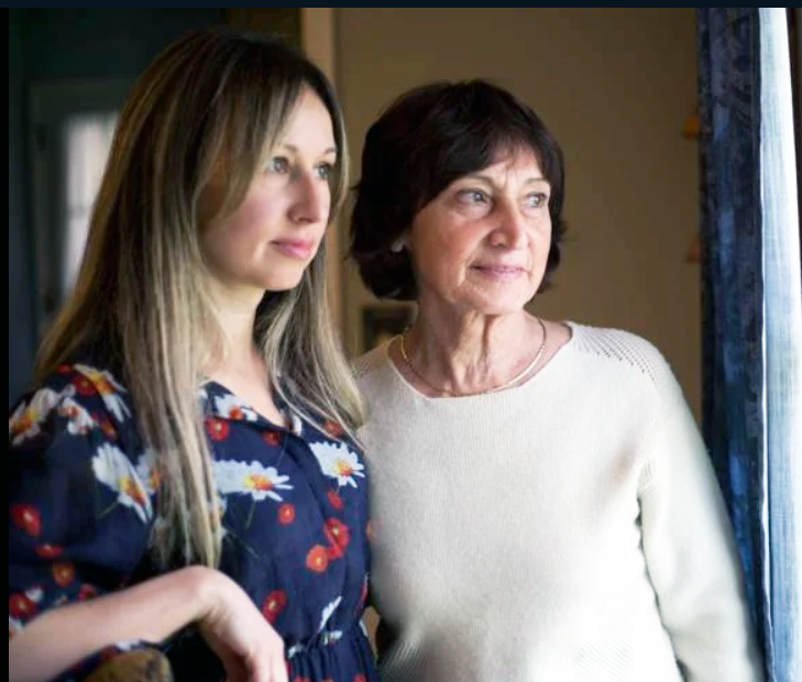 Lina Francisco, 37, left, and Tatyana Maidebura, 71 from The Roanoke Times article written by Heather Rousseau.