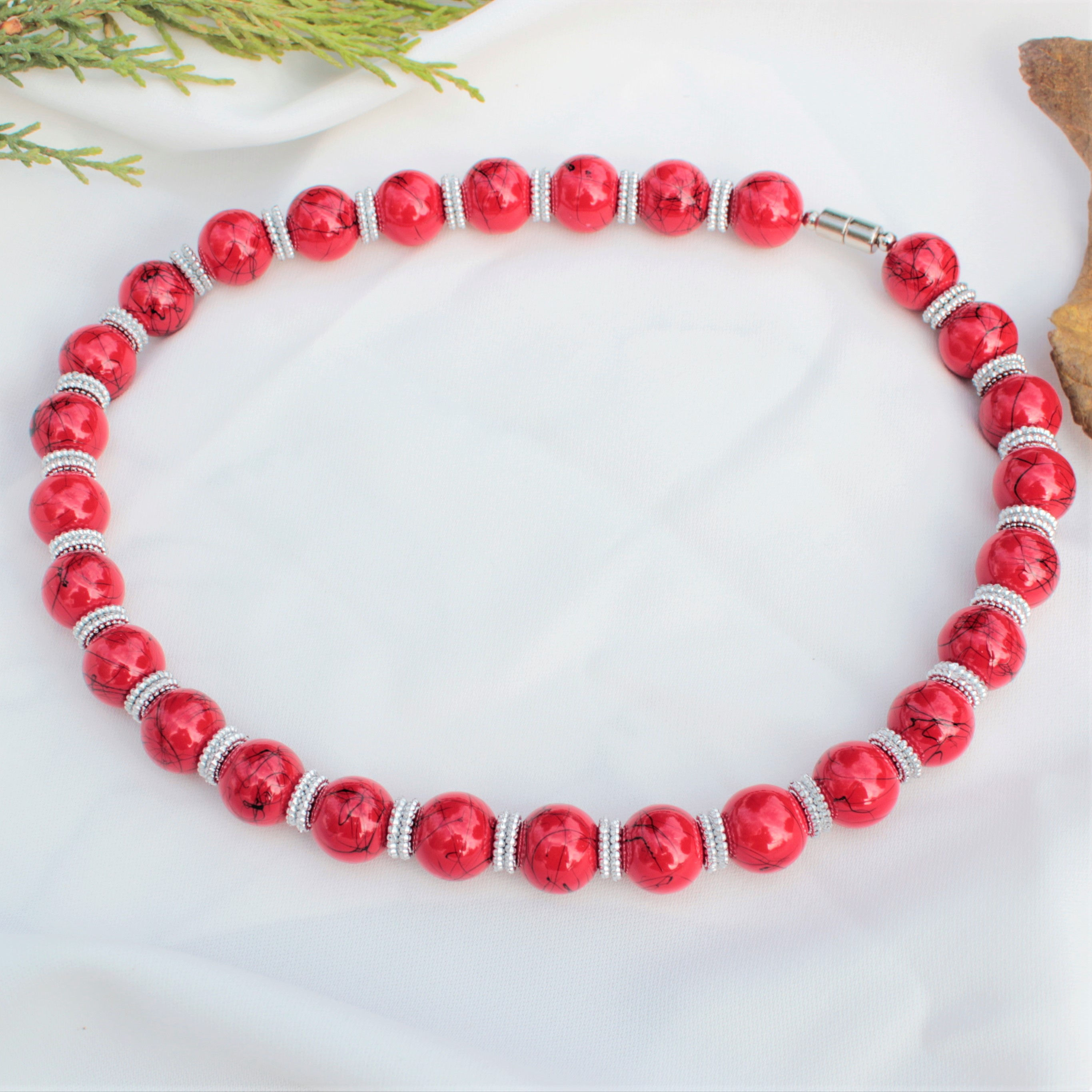 天然石材特產女式項鍊