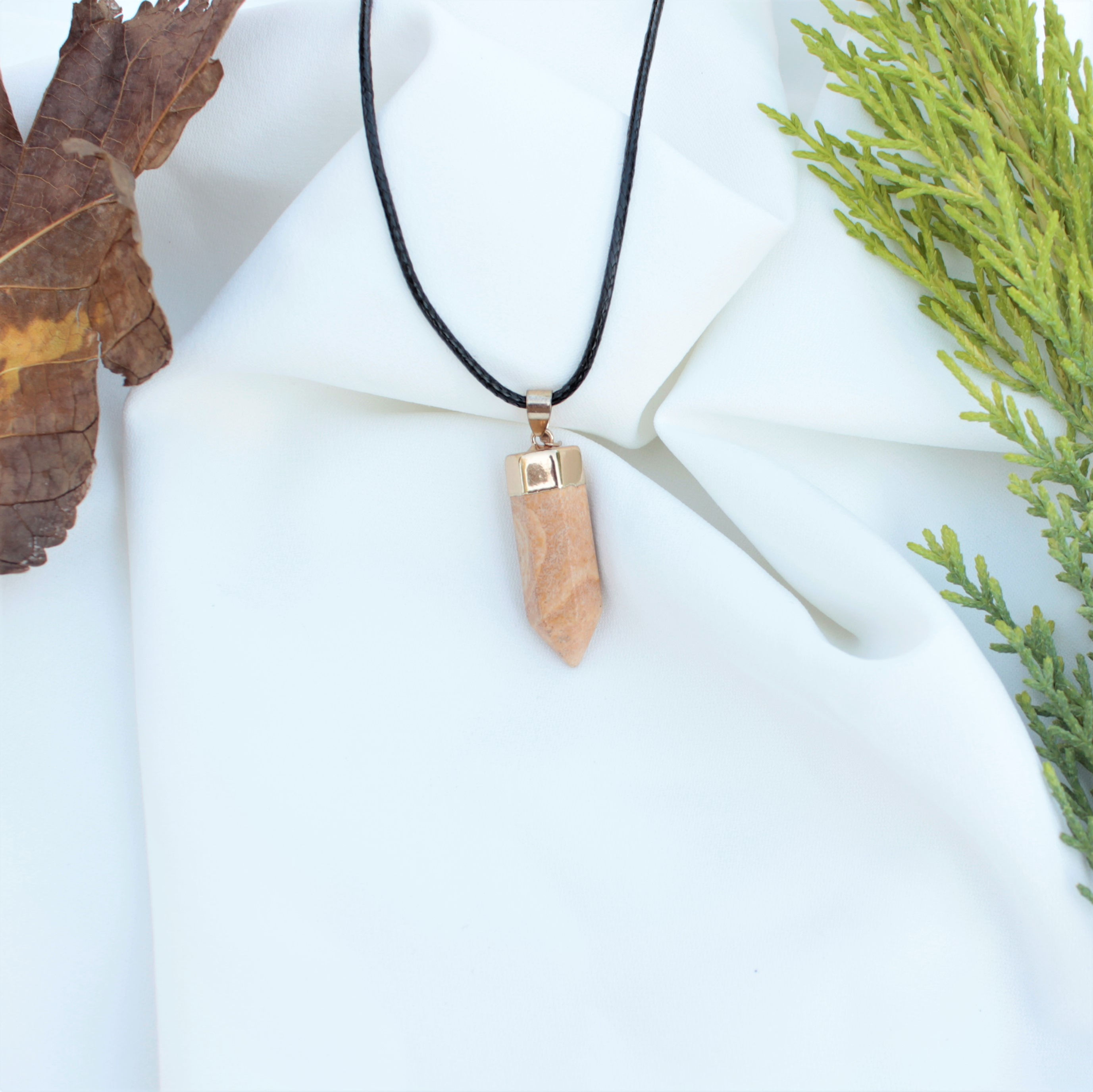 天然石材女士項鍊