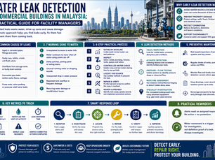 Water Leak Detection in Commercial Buildings in Malaysia: A Practical Guide for Facility Managers