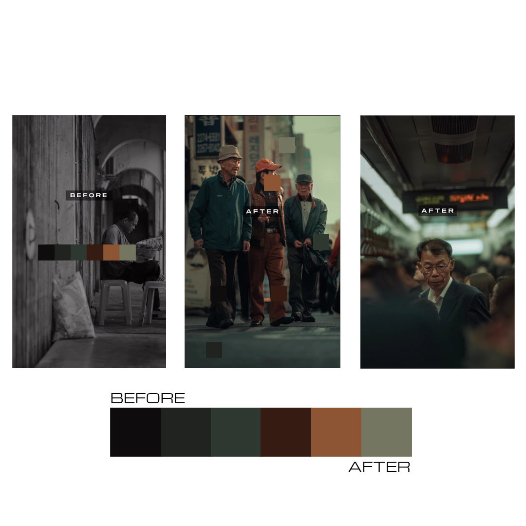 Before After Palette Reel Template